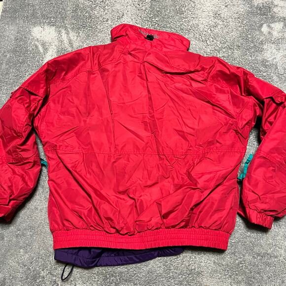 Vintage Columbia Coat Mens Large Skidaddle 3-in-1 Ski Jacket Red Winter - Picture 4 of 11